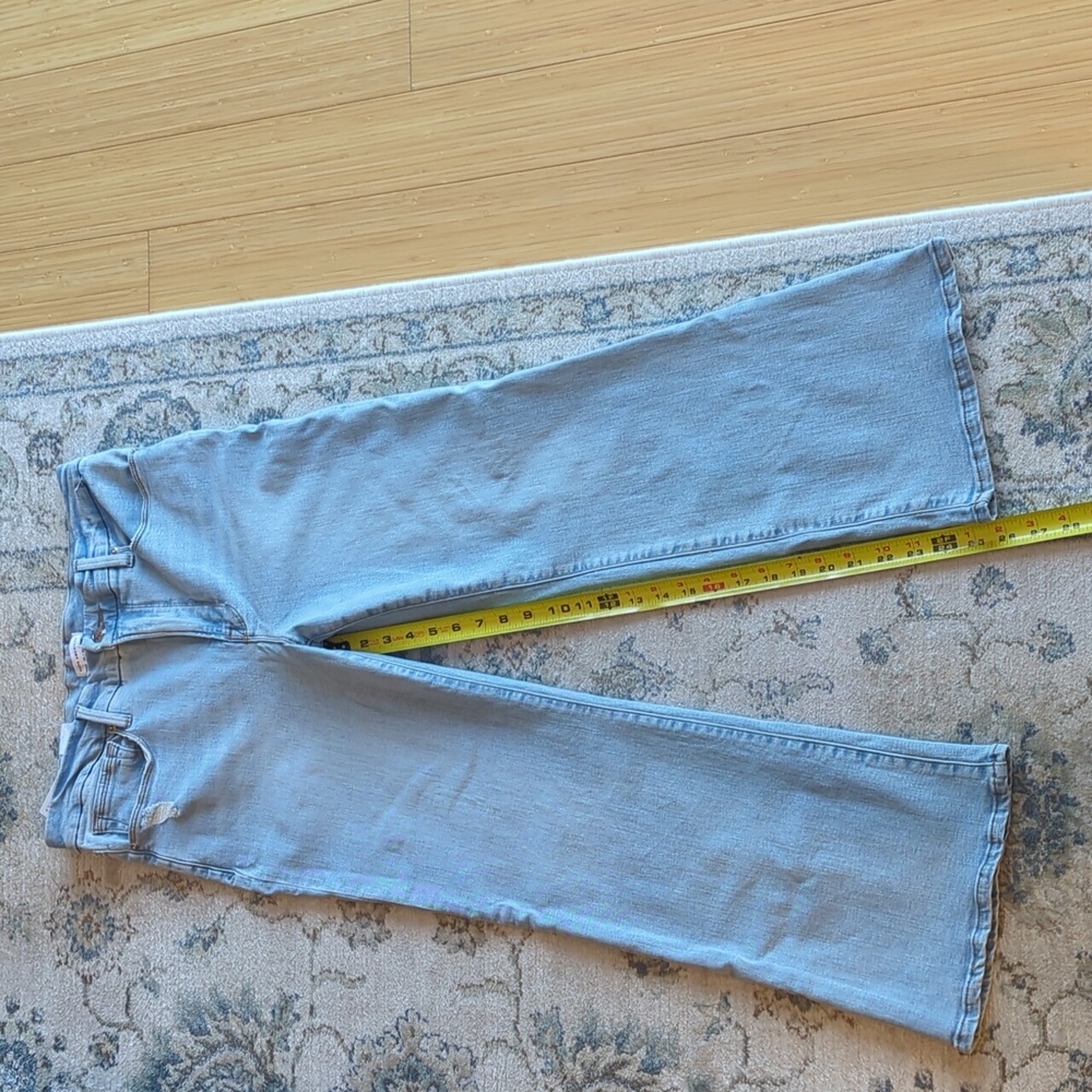 Good American Mini Bootcut Jeans